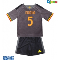 AS Roma Evan Ndicka #5 Rezervni Dres za djecu 2026-27 Kratak Rukav (+ Kratke hlače)